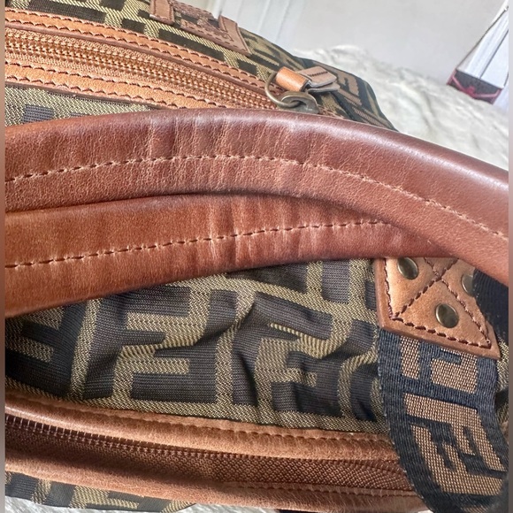 FENDI Zucca Pattern Cloth HandBag - Picture 10 of 16